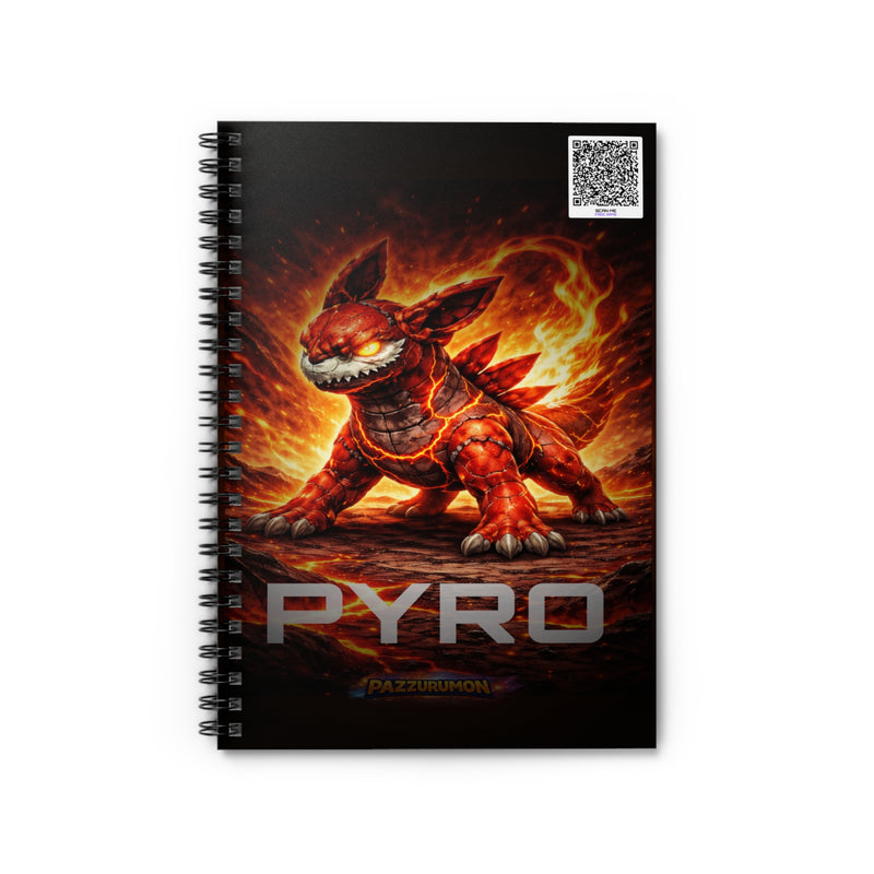 Pyro — Pazzurumon Creature Notebook | Spiral Journal